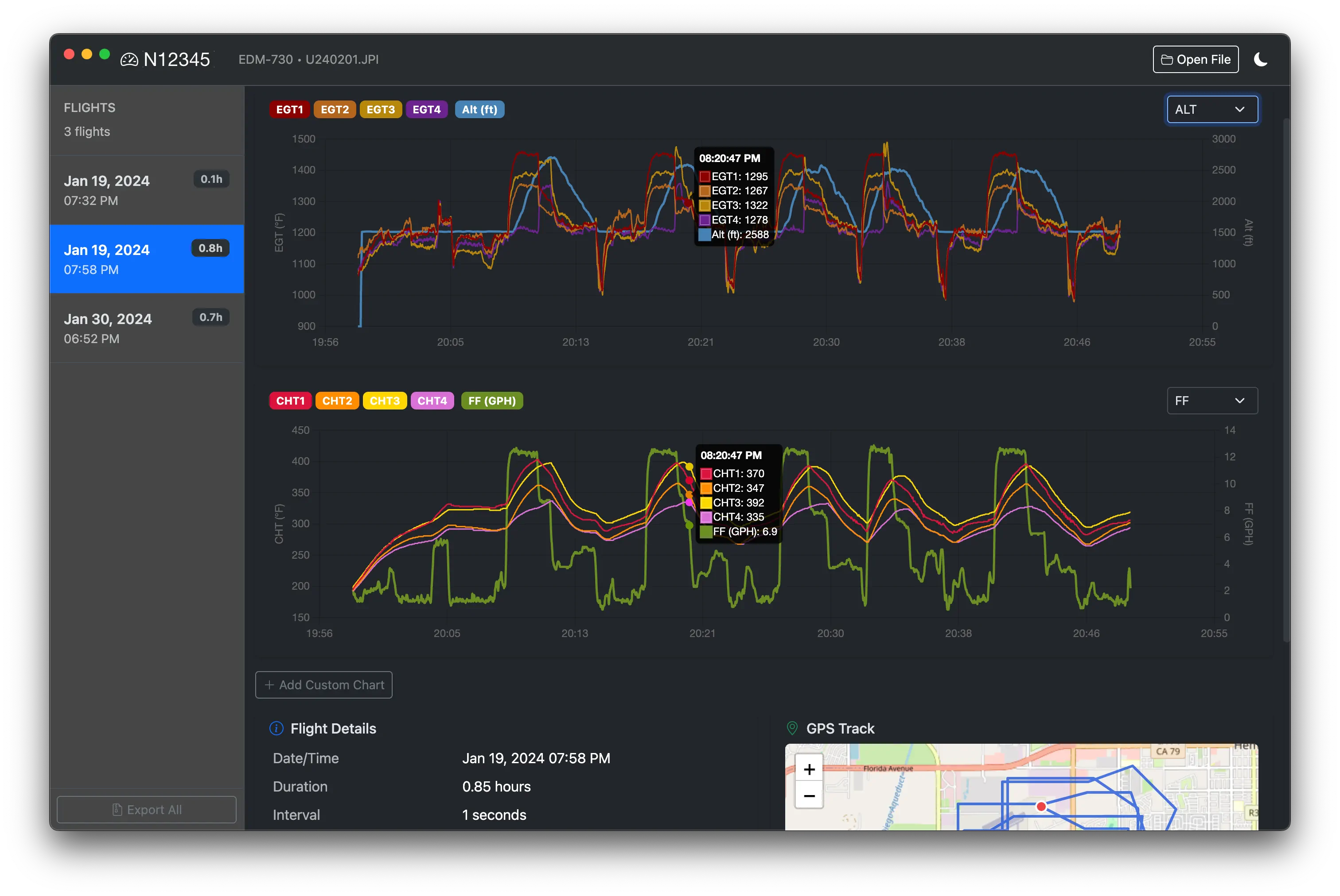 OED Viewer Screenshot